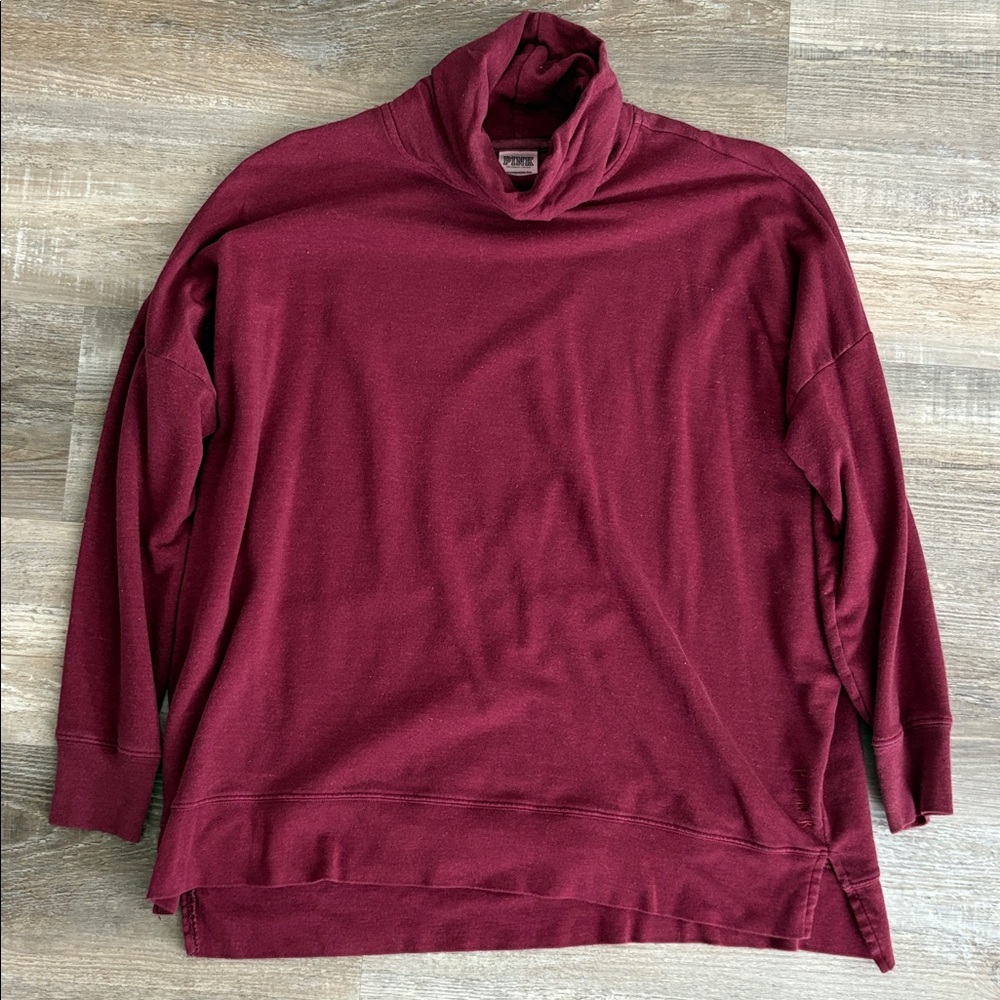 Pink Victoria’s Secret cowl neck sweatshirt